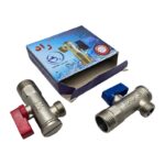 شیر پیسوار برنجی 3/8 راد